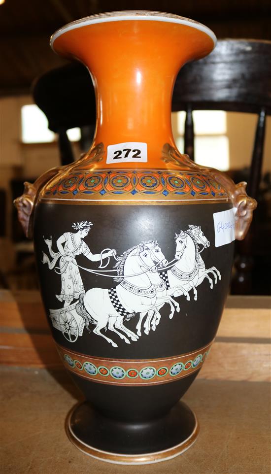 Classical figurative vase